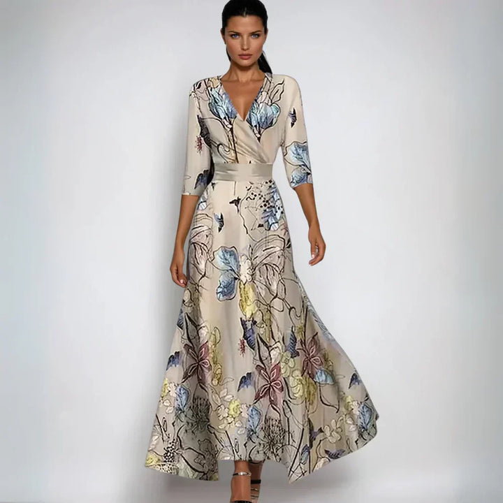AURORA™ | Floral Wrap Maxi Dress