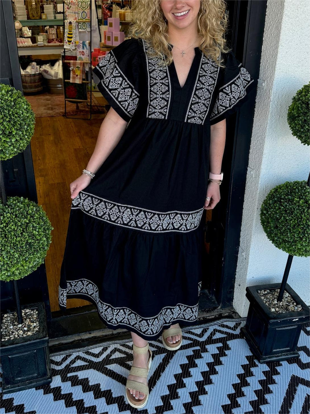 Nancy | Timeless Maxi dress with tummy concealing