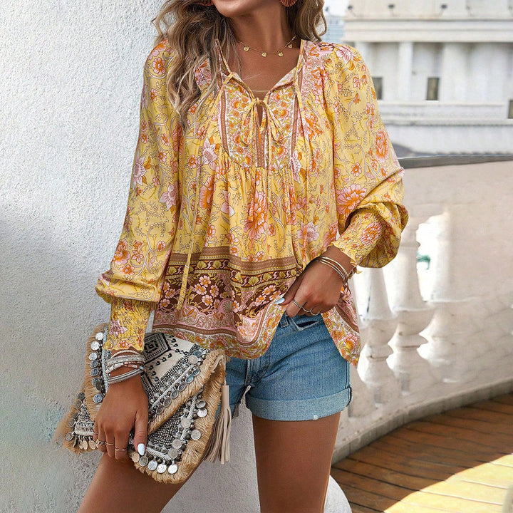 Zoey | Floral Smocked Blouse