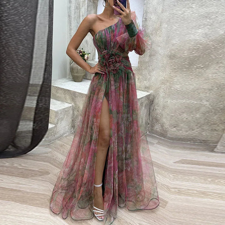 ELIZA | FLOWY MULTICOLOUR DRESS