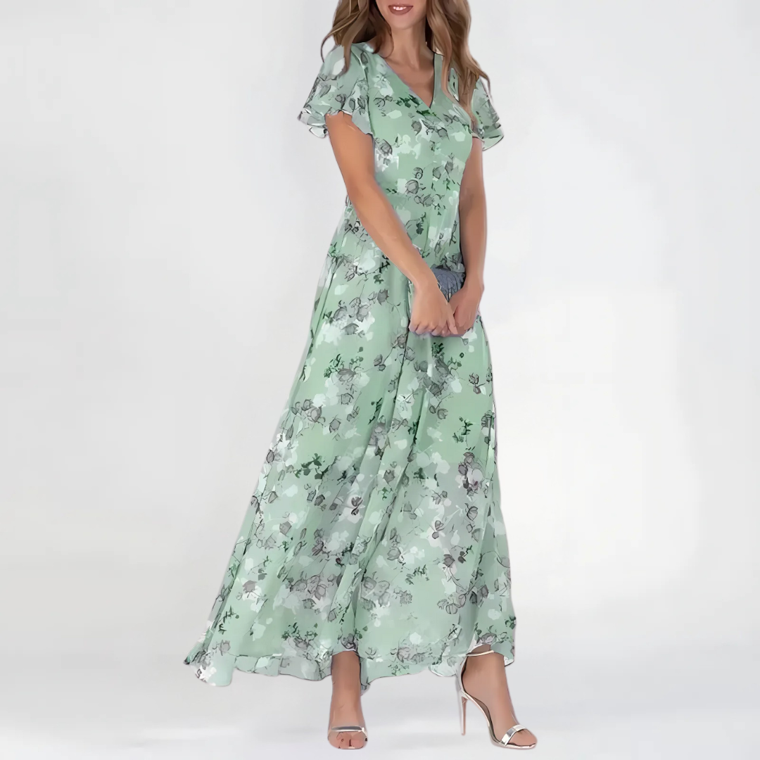 Daisy | Glamoureuze, buikbedekkende jurk