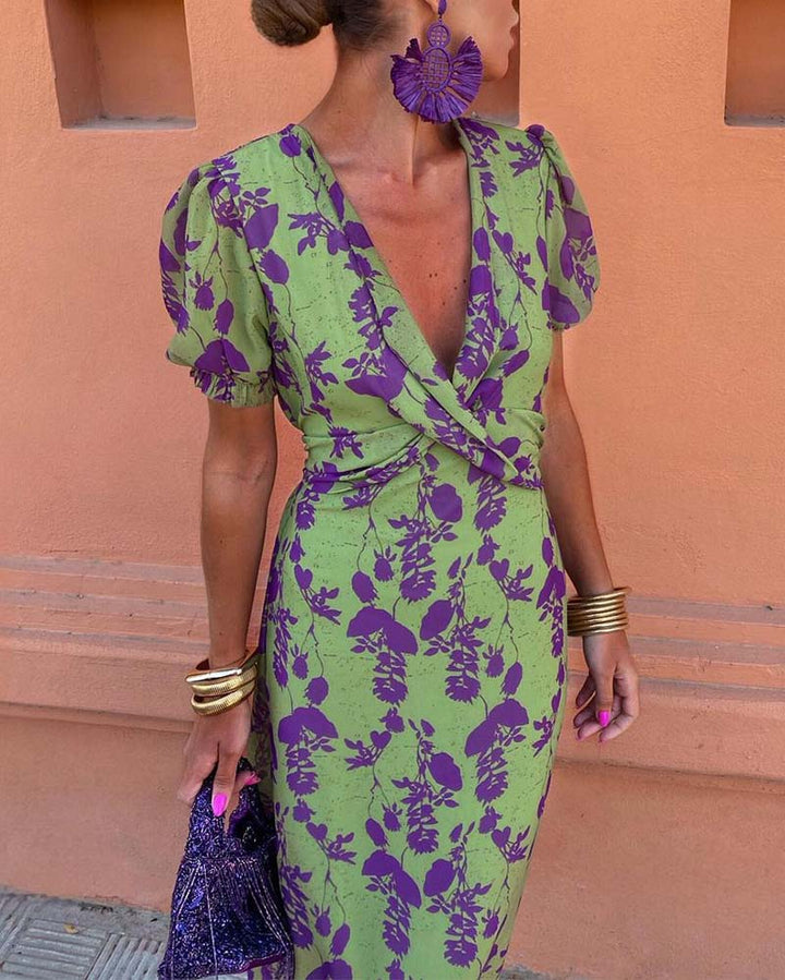 BEVERLY｜Elegant midi dress