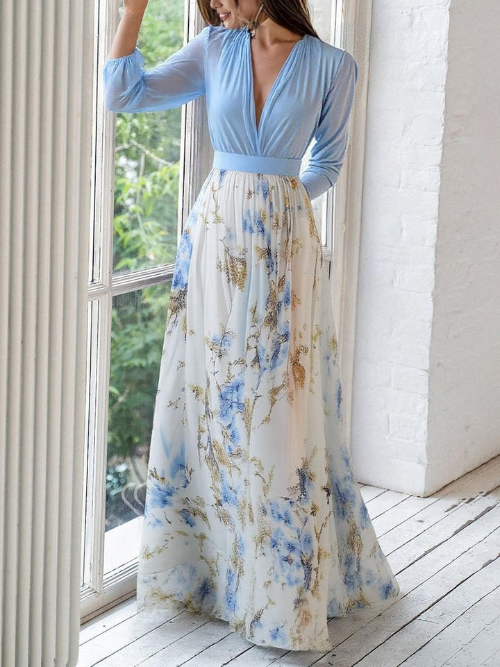 LAURA™ | Long Dress with Floral Print